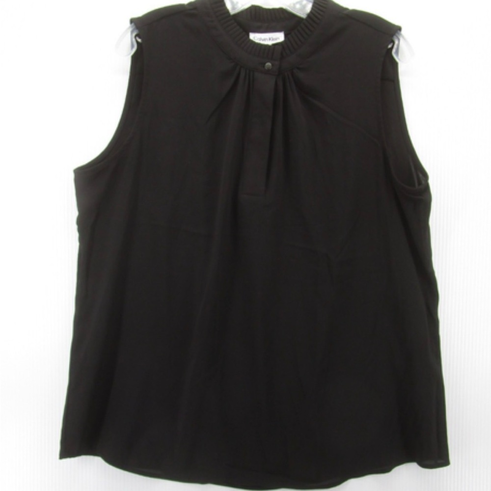 Sleeveless Black Calvin Klein Top XL